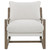Geneva - Boucle Upholstered Wood Arm Accent Chair - Sand