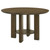 Ottowa - Round Wood Dining Table With Shelf - Brown