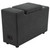 Collins - Upholstered Modular Storage Console - Dark Gray