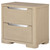 Ladera - 2-Drawer Nightstand Bedside Table - Light Elm