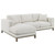 Geneva - Boucle Upholstered Sectional Chaise Sofa - Sand