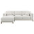 Geneva - Boucle Upholstered Sectional Chaise Sofa - Sand