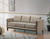 Islington - Fabric Upholstered Panel Arm Sofa - Taupe