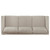 Islington - Fabric Upholstered Panel Arm Sofa - Taupe