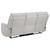 Sylmar - Chenille Upholstered Power Reclining Sofa - Dove Gray