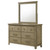 Hazlewood - 6-Drawer Bedroom Dresser With Mirror - Vineyard Oak