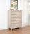Pembroke - 5-Drawer Chest Of Drawers - Washed Oak