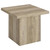 Devar - Square Engineered Wood End Table - Distressed Pine