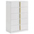 Ines - 5-Drawer Bedroom Chest Of Drawers - White High Gloss