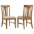 Hartville - Dining Side Chair (Set of 2) - Natural Light Brown