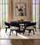 Leandro - 60" Round Dining Table - Burnished Black