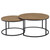 Lainey - 2 Piece Round Nesting Coffee Table - Mango