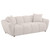 Destino - Chenille Upholstered Splayed Arm Sofa - Greige
