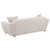Destino - Chenille Upholstered Splayed Arm Sofa - Greige