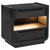 Leandro - 2-Drawer LED Nightstand With USB - Burnished Black