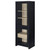 Denison - 67" 2-Door Media Tower Storage Cabinet - Black