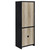 Denison - 67" 2-Door Media Tower Storage Cabinet - Black