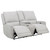 Sylmar - Chenille Upholstered Power Reclining Loveseat - Dove Gray