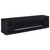 Deiter - 79" TV Stand Fireplace Media Console - Black