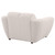 Destino - Chenille Upholstered Splayed Arm Accent Chair - Greige