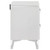 Cassia - 2-Drawer Nightstand Bedside Table - White High Gloss