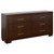 Jessica - King Footboard & Side Rail Top Rail, Wooden Base, Box 3 of 3 - Cappuccino