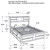 Briana - California King Storage Headboard, Footboard & Slats, Box 1 of 3 - Black