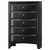 Briana - Queen Footboard Drawers, Box 3 of 3 - Black