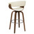 Zion - Swivel Bar Stool-Legs, Box 2 of 2 - Walnut And Ecru