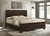 Kauffman - California King Headboard & Footboard, Box 1 of 2 - Dark Cocoa