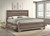 Kauffman - California King Headboard & Footboard, Box 1 of 4 - Washed Taupe