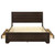 Kauffman - King Headboard & Footboard, Box 1 of 4 - Dark Cocoa
