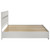 Miranda - King Headboard & Footboard, Box 1 of 3 - White