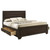Kauffman - California King Headboard & Footboard, Box 1 of 4 - Dark Cocoa