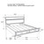 Miranda - California King Headboard & Footboard, Box 1 of 3 - Black