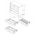 Winslow - King Side Rails Storage & Slats, Box 3 of 3 - Smokey Walnut