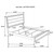 Watson - Full Headboard, Footboard & Slats, Box 1 of 2 - Gray Oak