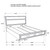 Miranda - Full Headboard & Footboard, Box 1 of 3 - White