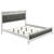 Barzini - King Headboard, Footboard & Slats, Box 1 of 2 - White