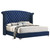 Melody - Queen Headboard & Slats, Box 1 of 3 - Pacific Blue