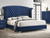 Melody - Queen Headboard & Slats, Box 1 of 3 - Pacific Blue