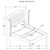 Melody - Queen Headboard & Slats, Box 1 of 3 - Pacific Blue