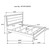 Watson - California King Side Rails, Box 2 of 2 - Gray Oak