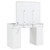 Regina - Vanity Left & Right Base & Stool, Box 2 of 3 - White