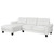 Caspian - LAF Chaise, Box 1 of 2 - White
