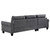 Caspian - LAF Chaise, Box 1 of 2 - Gray
