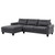 Caspian - RAF Loveseat, Box 2 of 2 - Gray