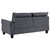 Caspian - RAF Loveseat, Box 2 of 2 - Gray