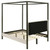 Monroe - King Headboard & Footboard, Box 1 of 3 - Vanilla