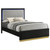 Caraway - King Headboard, Footboard & Slats, Box 1 of 2 - Black